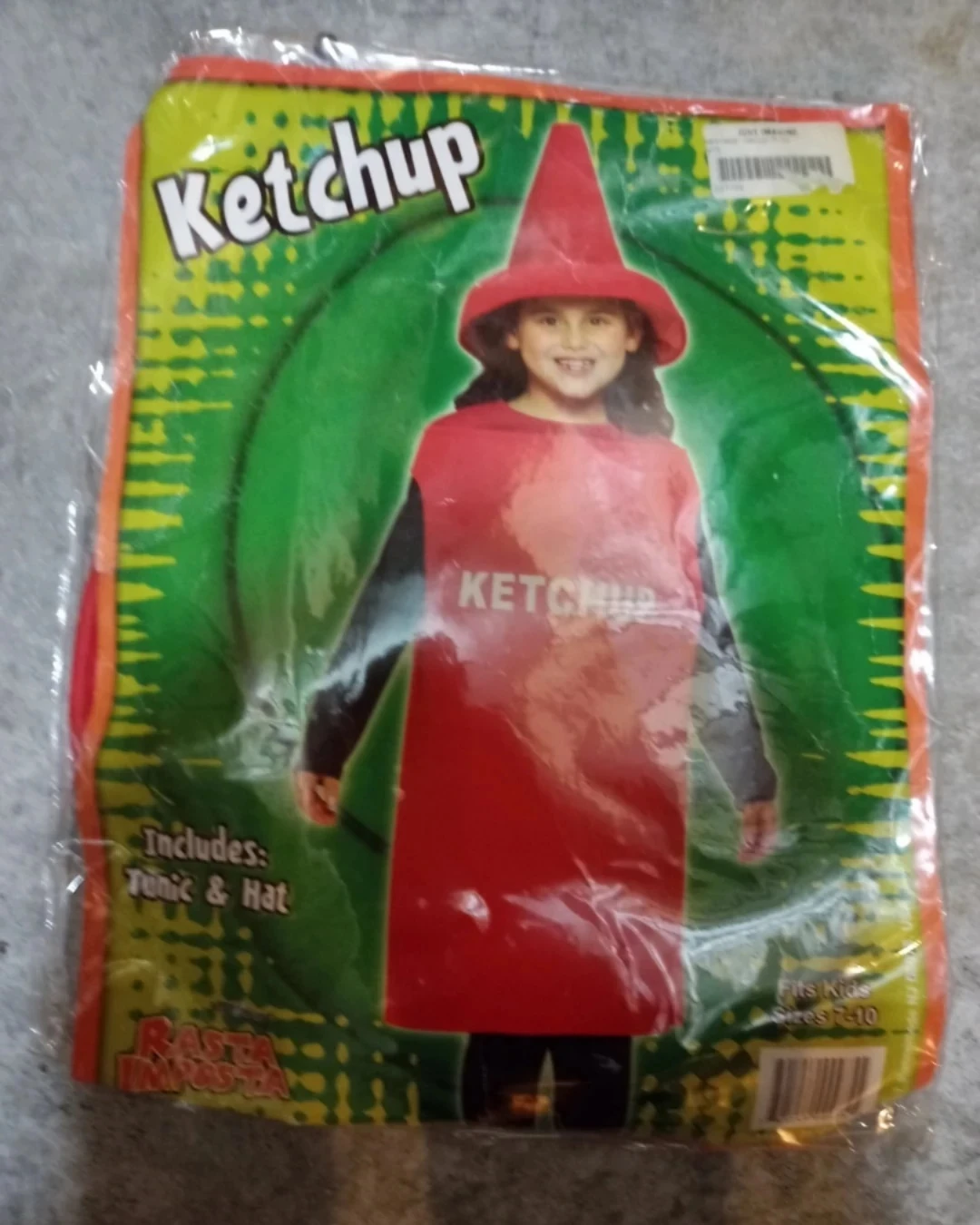 Kids Ketchup Costume