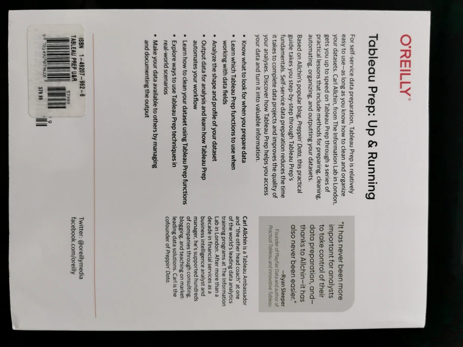 Tableau Prep Up & Running Book - photo 2