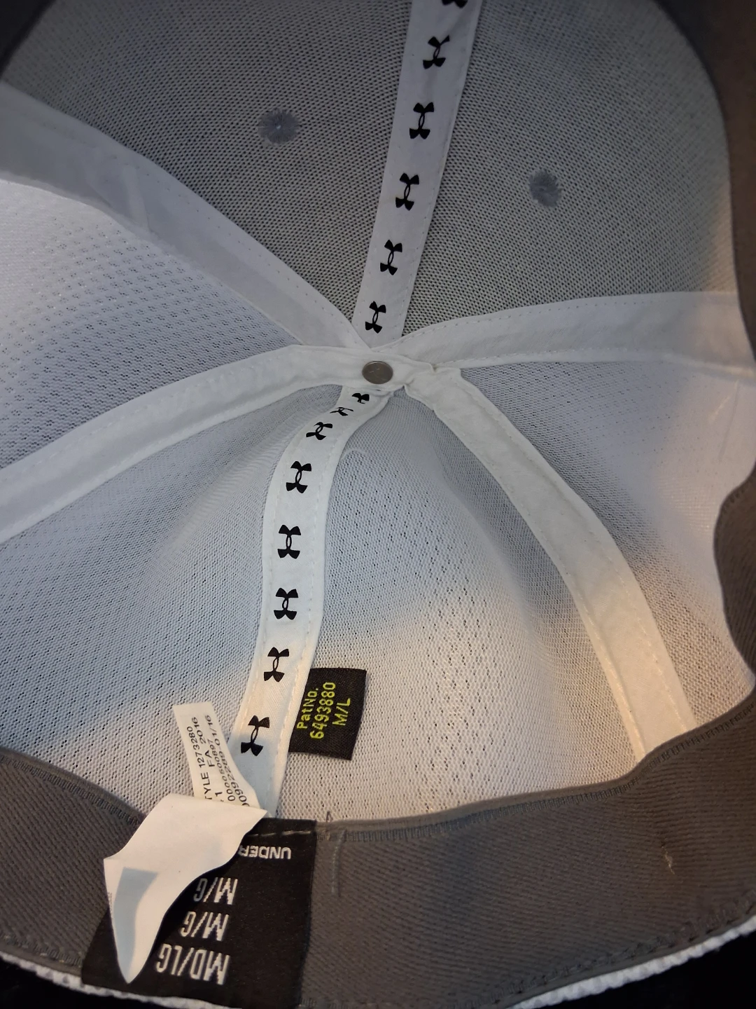 Under Armour Golf Cap Hat M/L Gray Mesh - photo 4