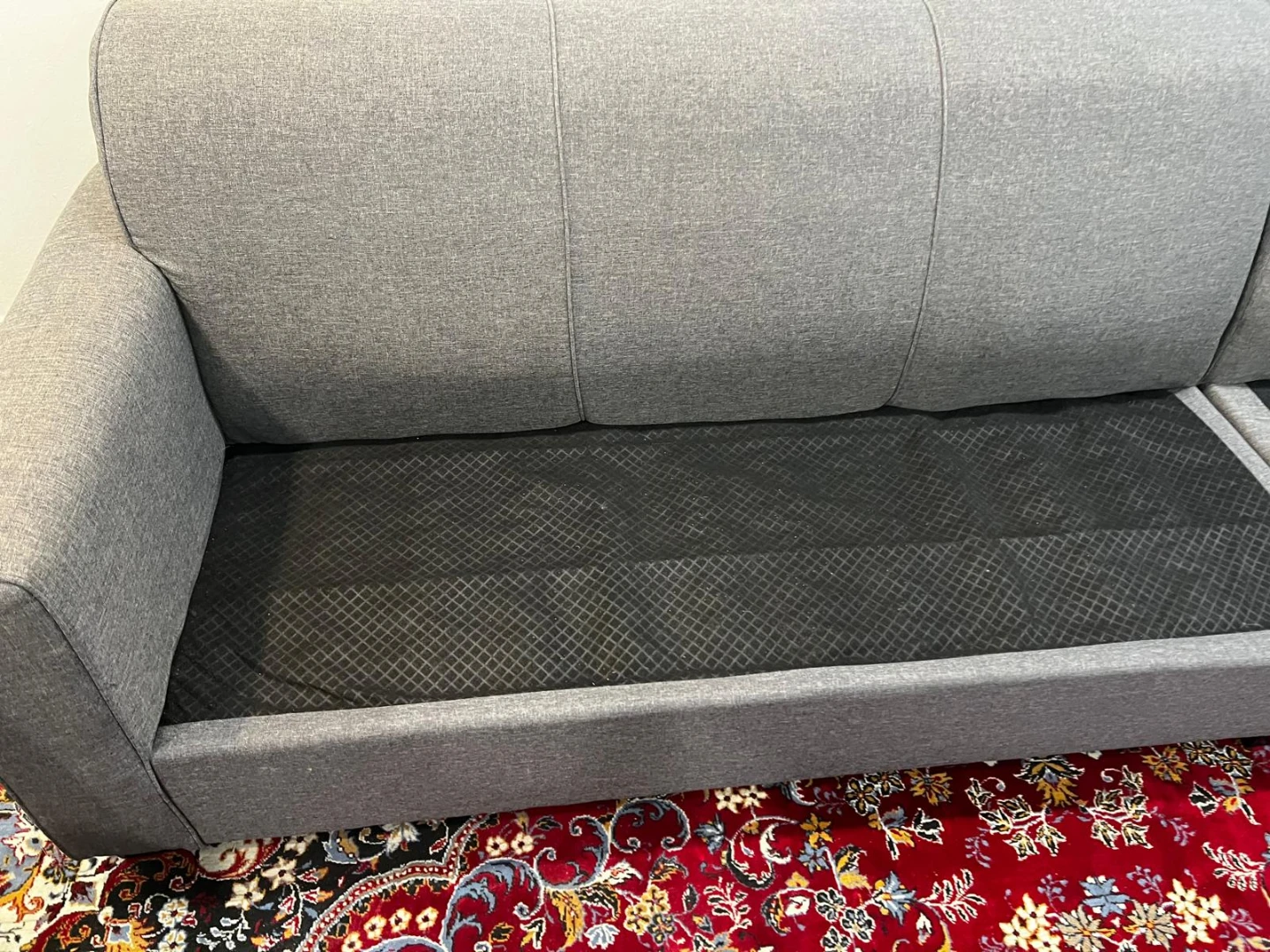 Grey Fabric Sofa - 5 Seats - photo 5