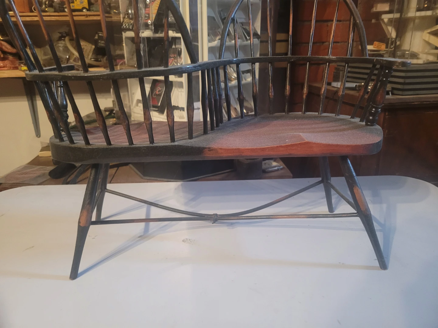 Vintage Windsor Setee Bench - photo 4