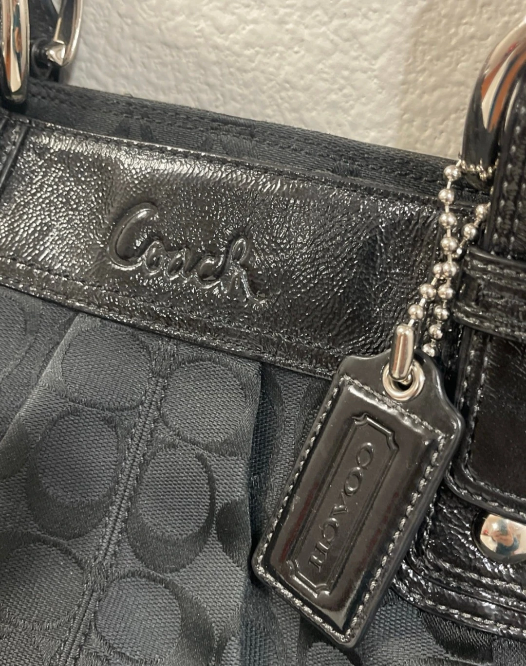 Black Coach Signature Tote Bag - photo 2