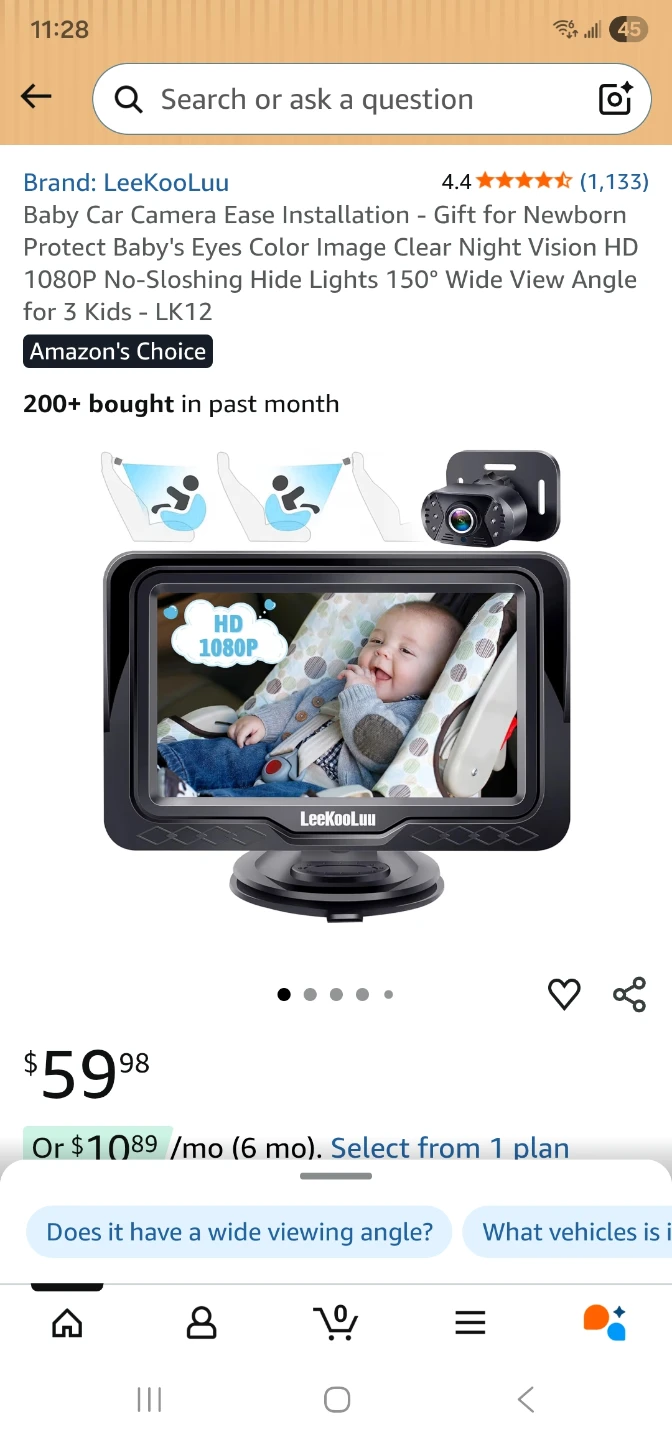 LeeKooLuu Baby Car Camera LK12 - photo 3
