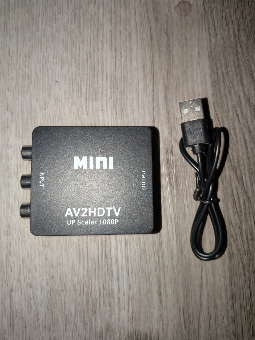 Mini AV to HDMI Up Scaler 1080P Converter