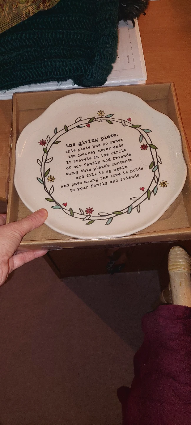 The Giving Plate Decorative Ceramic Plate