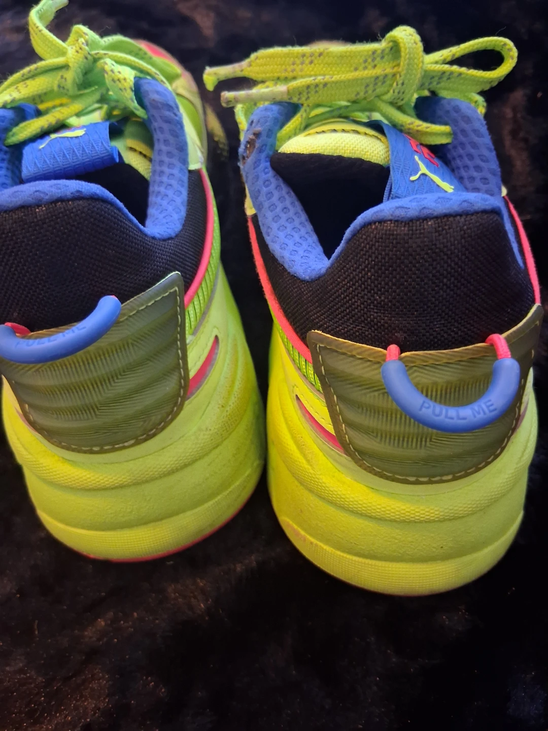 Puma RS-X Running System Sneakers - Neon Yellow/Blue/Pink - photo 4