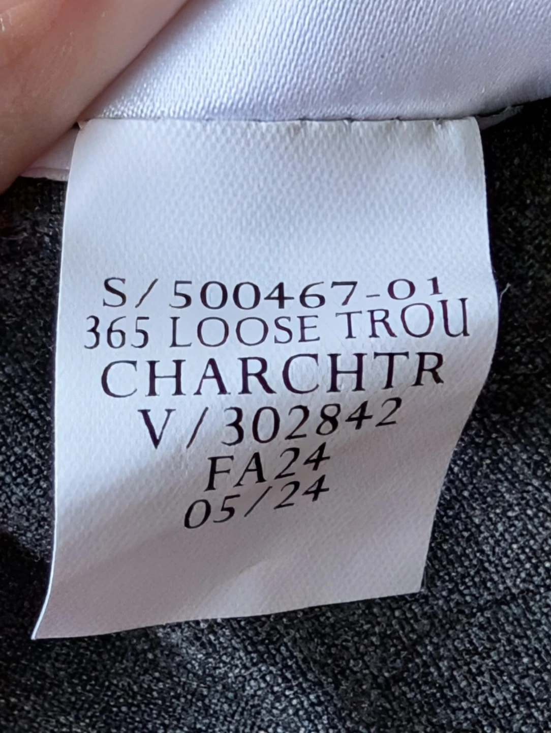 GAP Men's 365 Loose Char Normal Waist Pants - Grey, Size 36/32 🥕 - photo 3