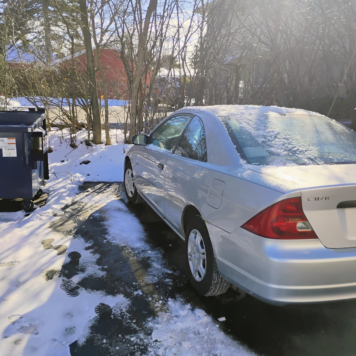 Silver Honda Civic Coupe - photo 2