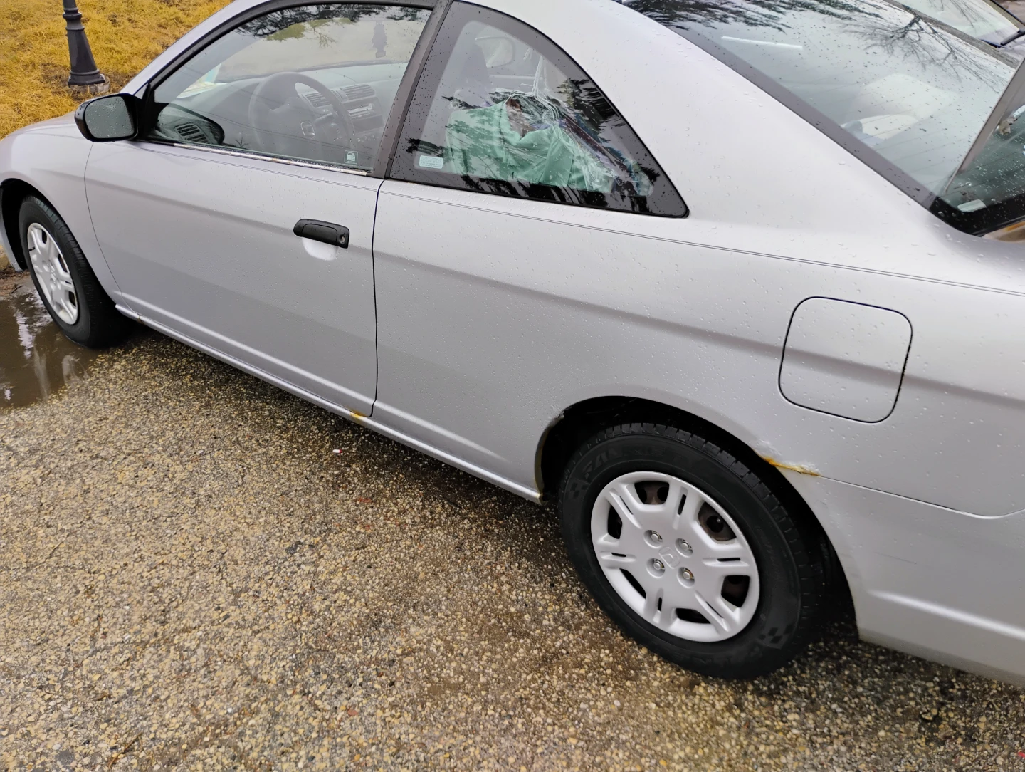 Silver Honda Civic Coupe - photo 3