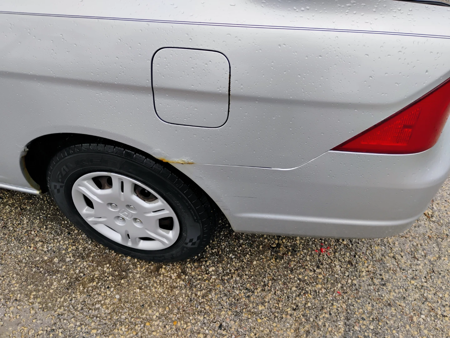 Silver Honda Civic Coupe - photo 4