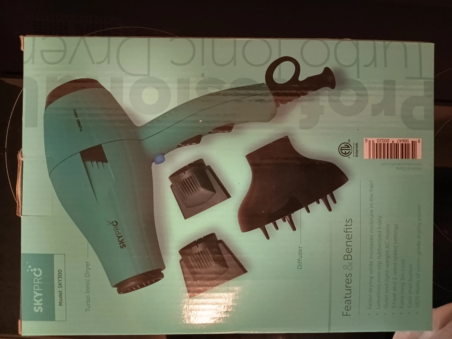 SKYPRO Professional Turbo Ionic Dryer Model SKY300
