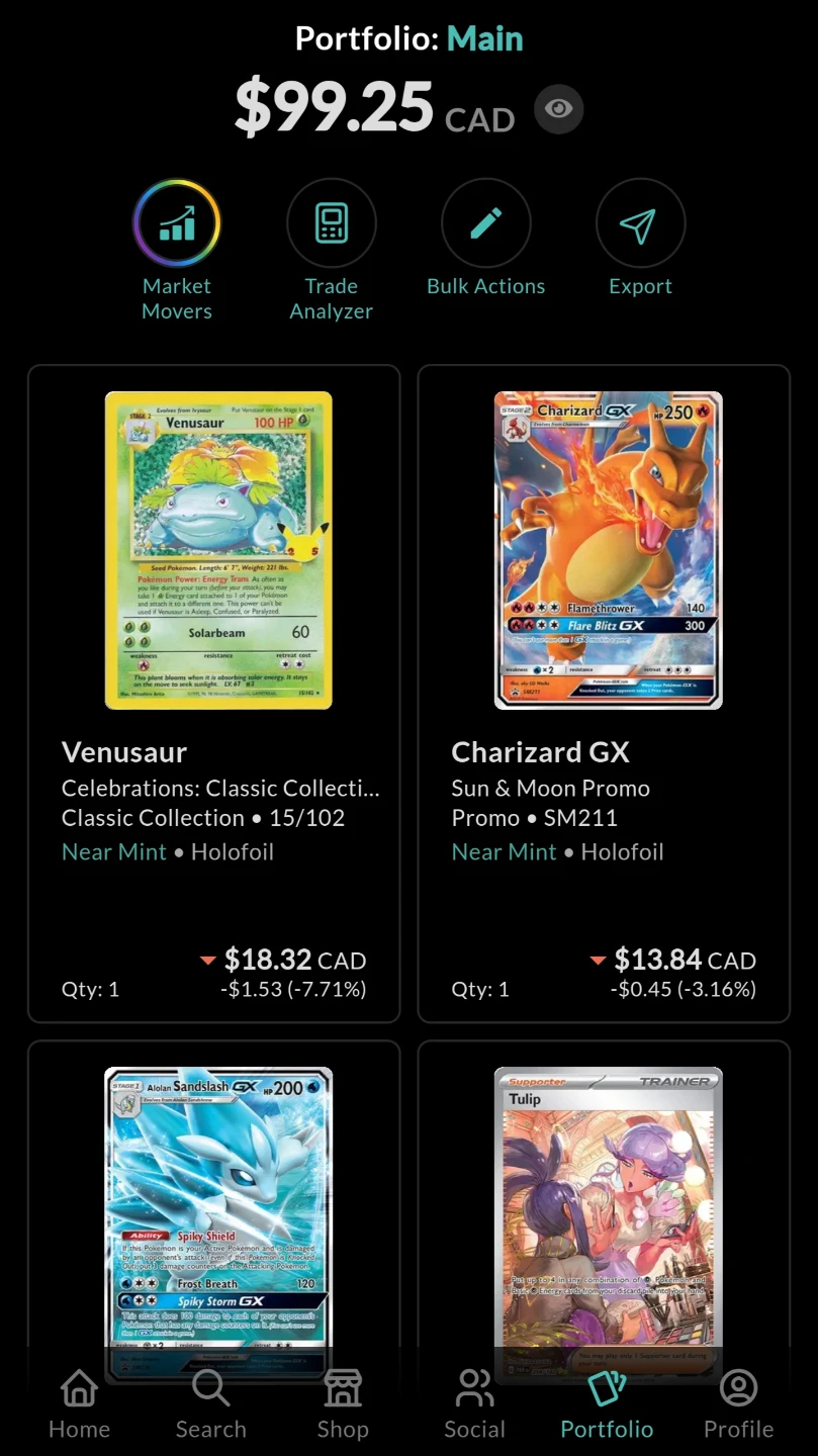 Assorted Pokémon and Digimon Trading Cards