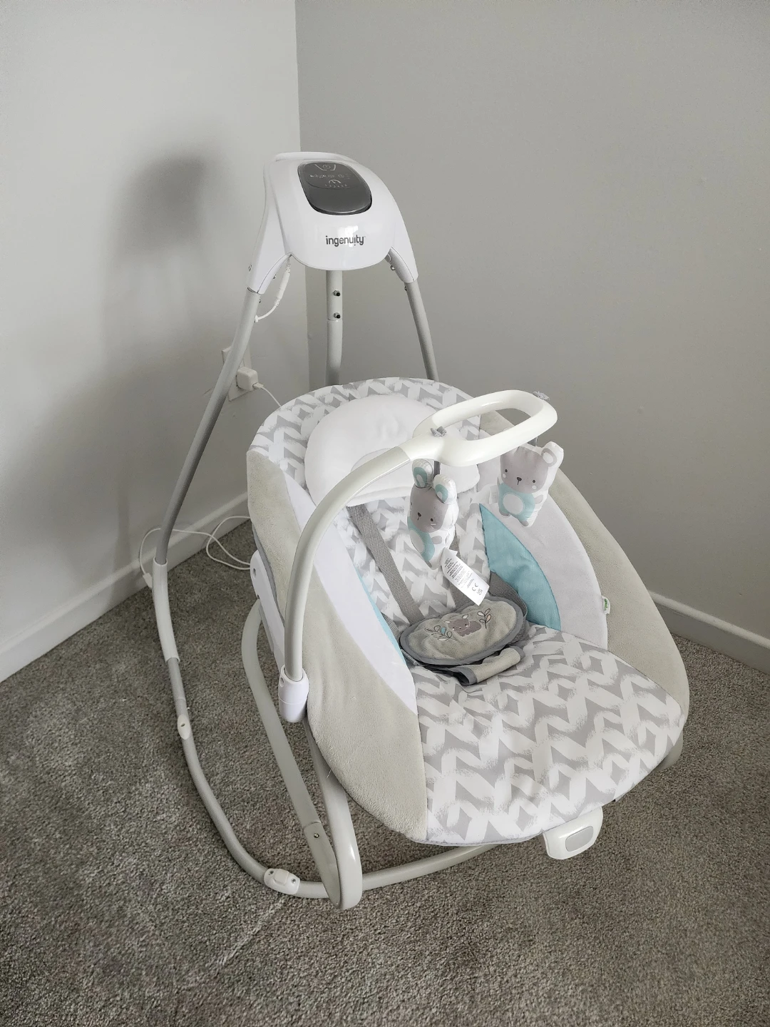 Ingenuity 2-in-1 Baby Swing & Rocker - Mint Condition