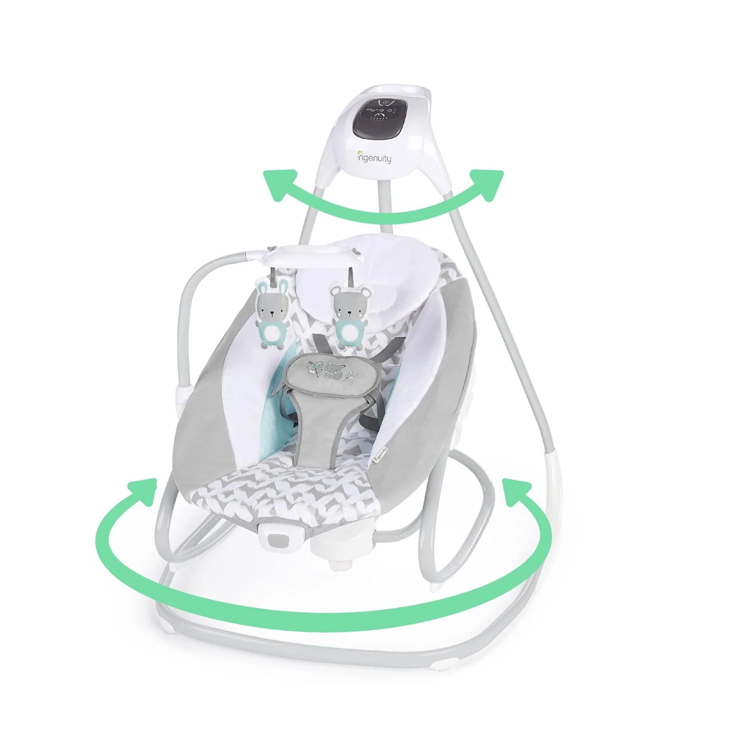 Ingenuity 2-in-1 Baby Swing & Rocker - Mint Condition - photo 4