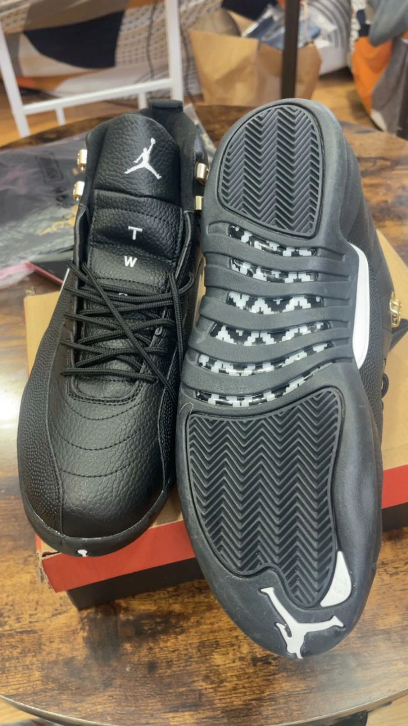 Air Jordan 12 "The Master" Black & Gold Men's Sneakers - photo 3