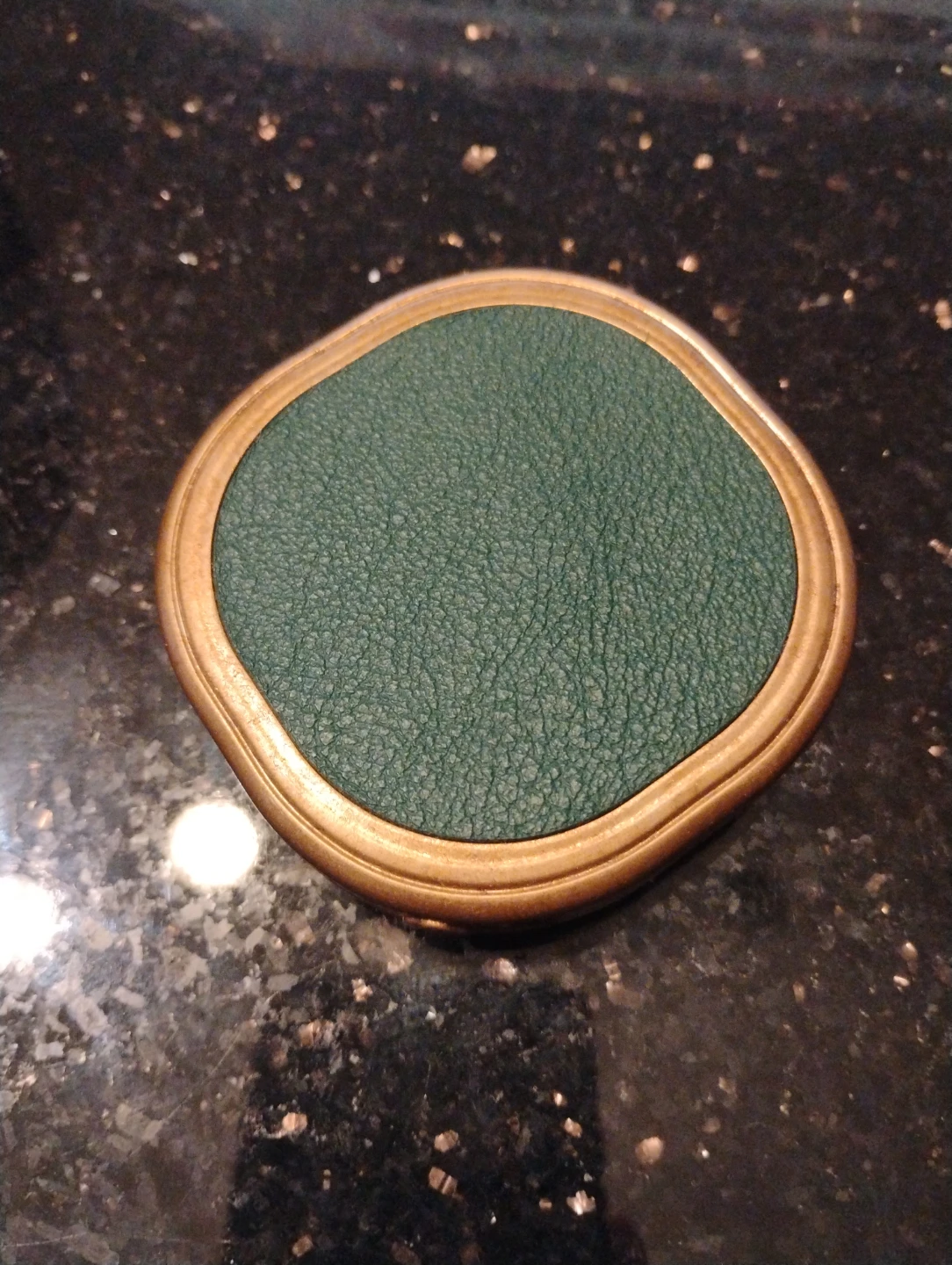 Movie Set Prop - Painted Plastic Compact Mirror