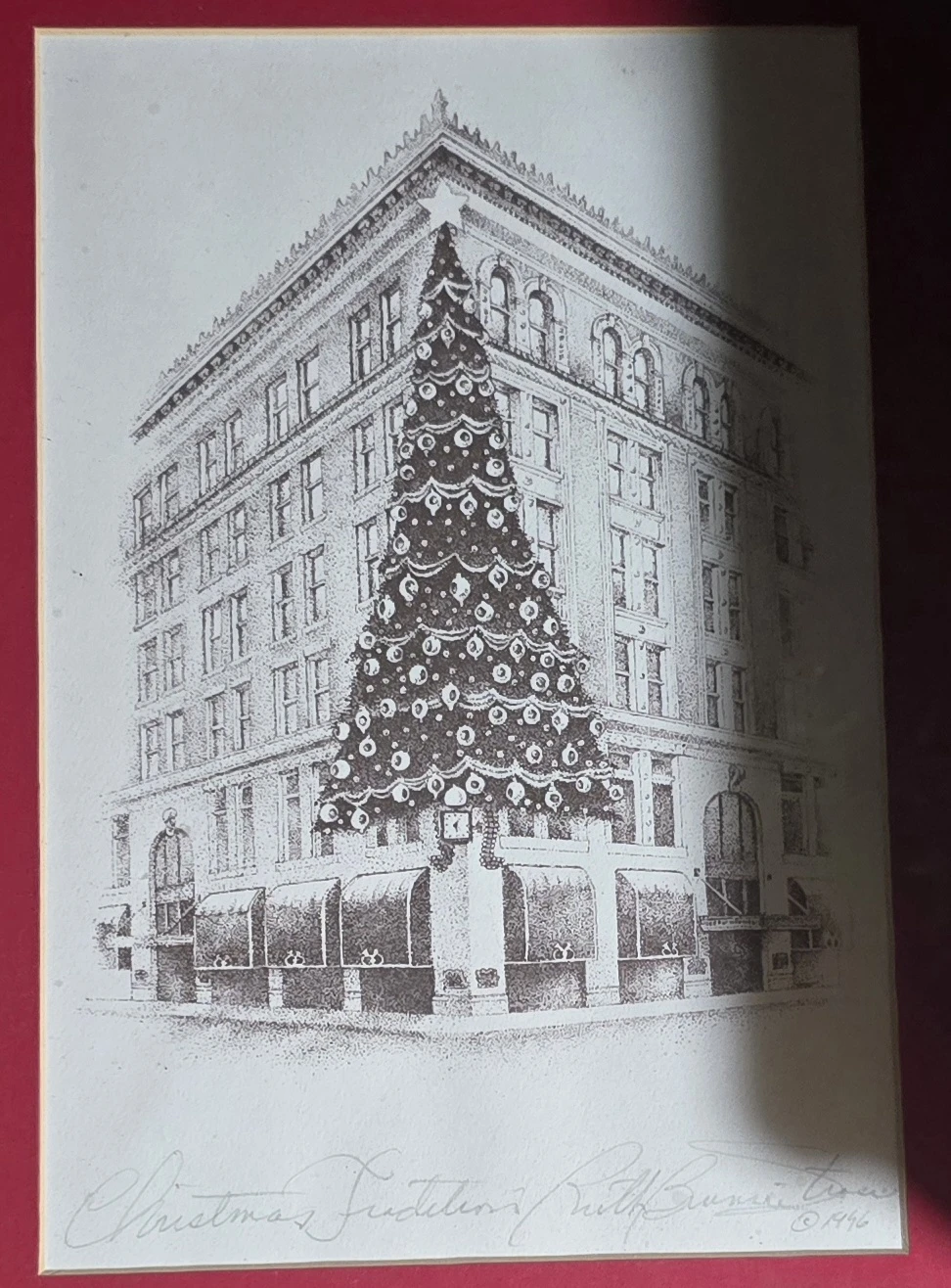 Vintage Christmas Tradition Lithograph Print by Ruth Banner - photo 2