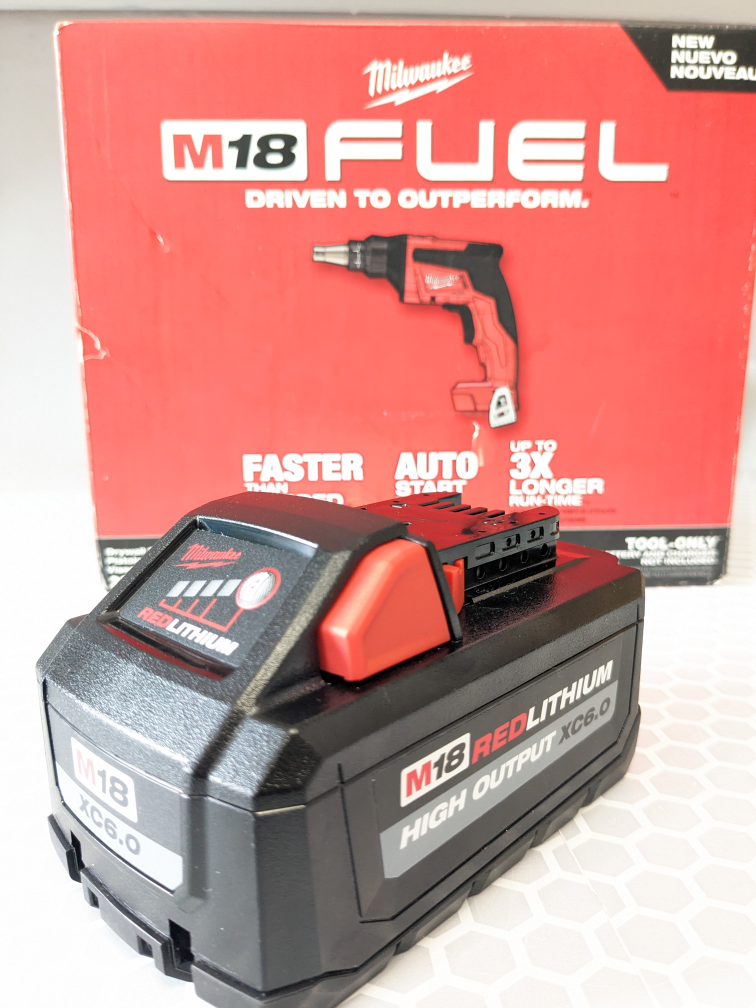 M18 Milwaukee FUEL Screw Gun + XC 6.0 HIGH OUTPUT Battery 🏆 - photo 5