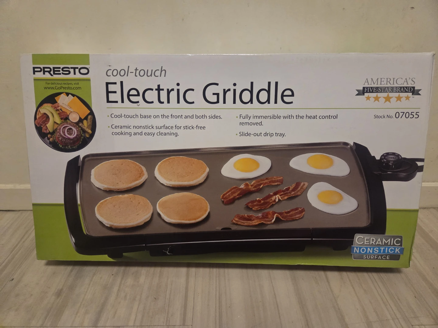 Presto Cool-Touch Electric Griddle
