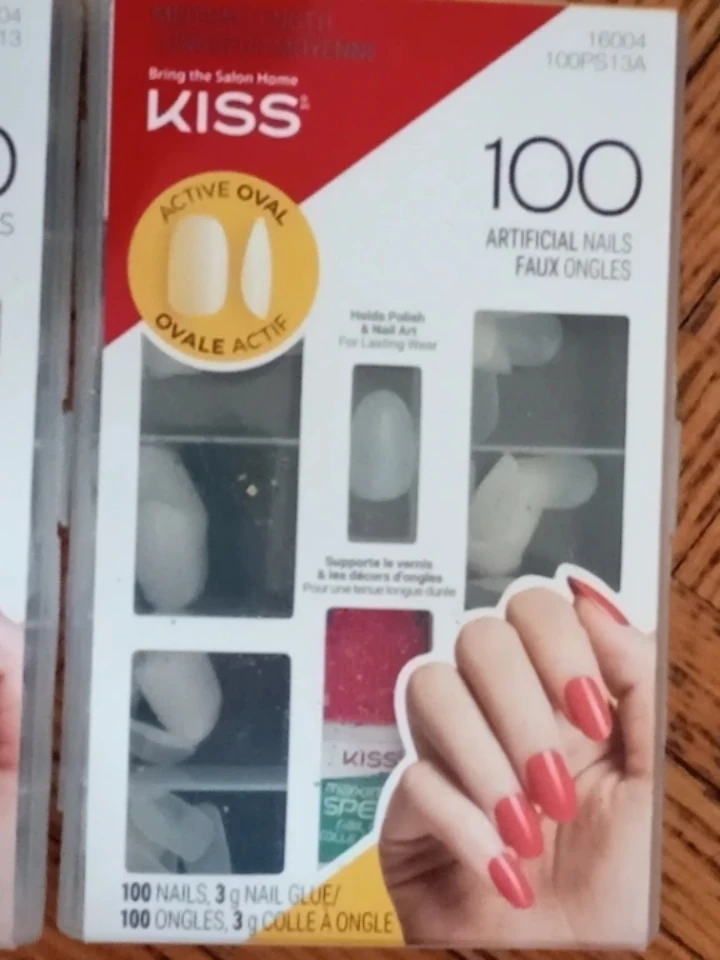 KISS Active Oval 100 Artificial Nails - photo 2