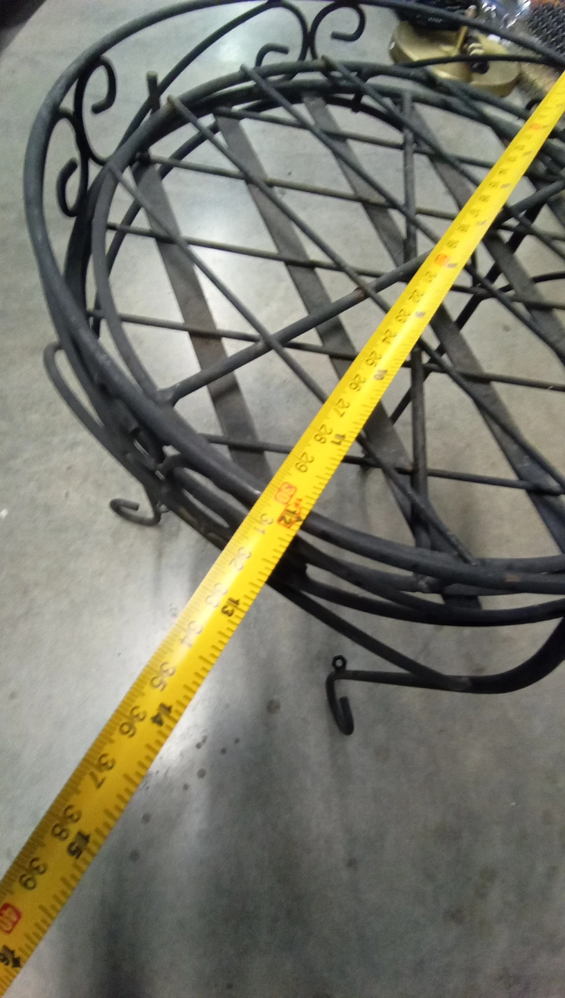 Black Metal Plant Stand Holder - photo 2