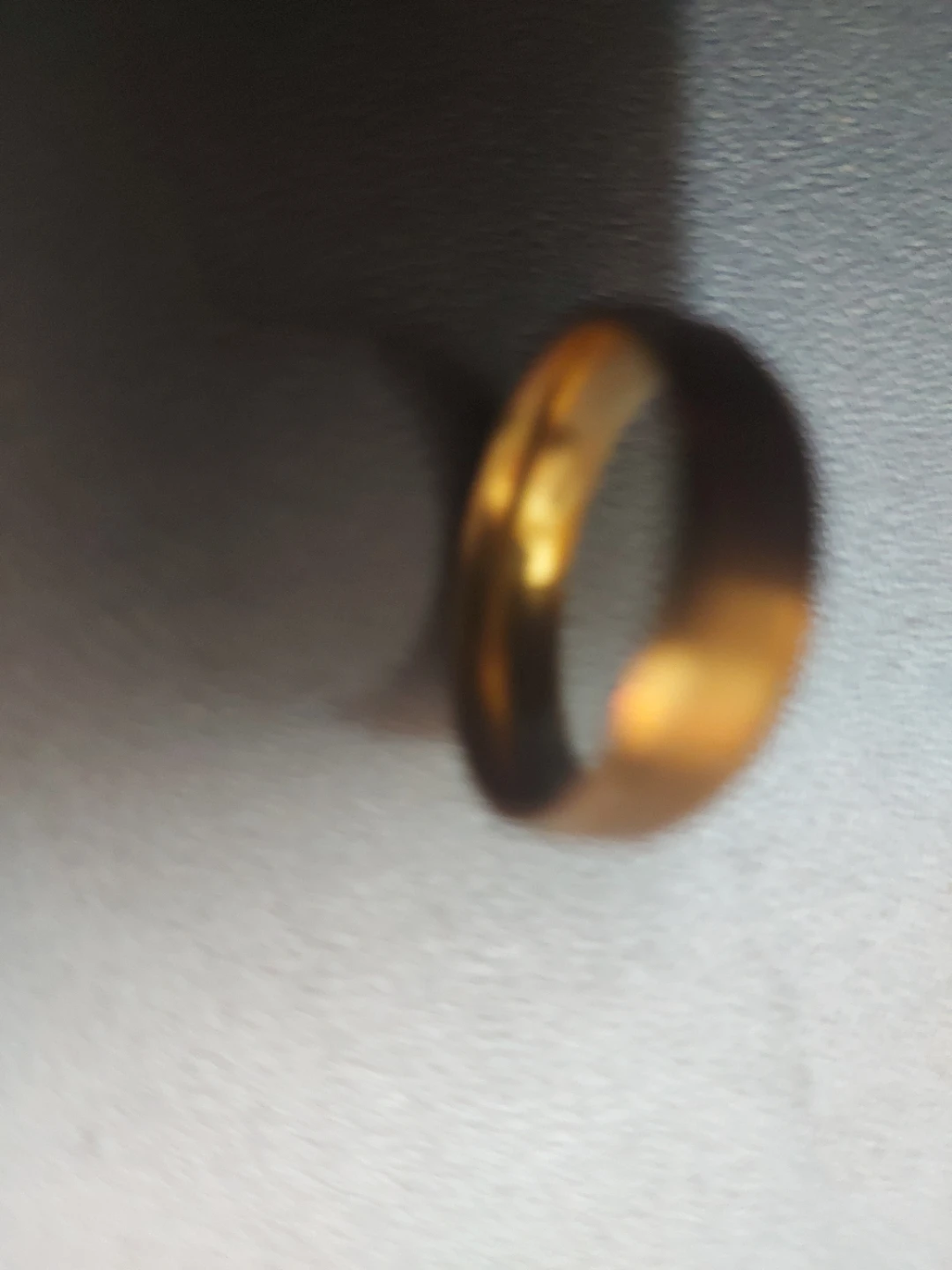 Gold coloured ring - photo 2
