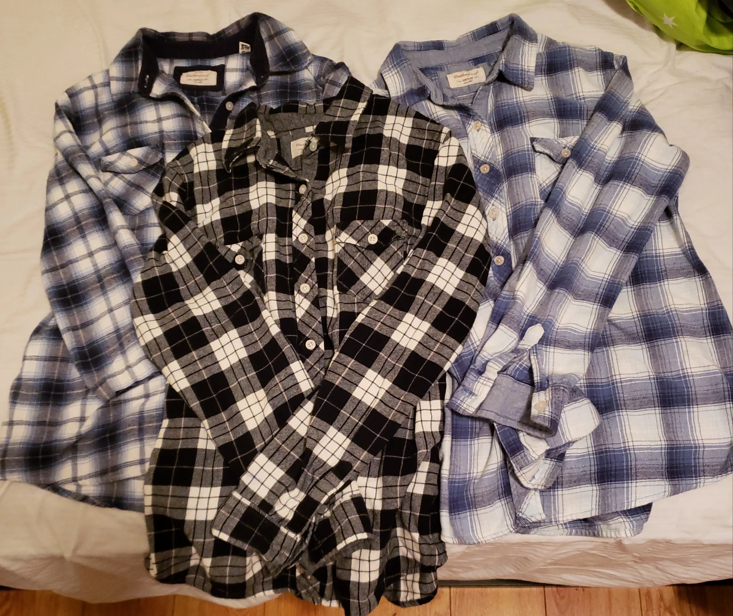 Lot Weatherproof Vintage Flannel Shirts.Large size