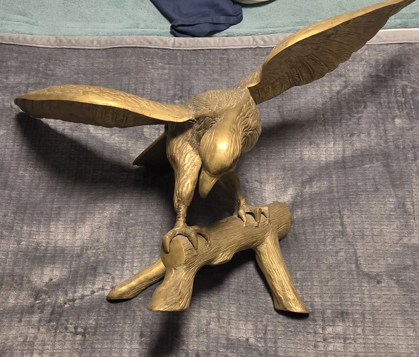 Brass Eagle Statue - photo 2
