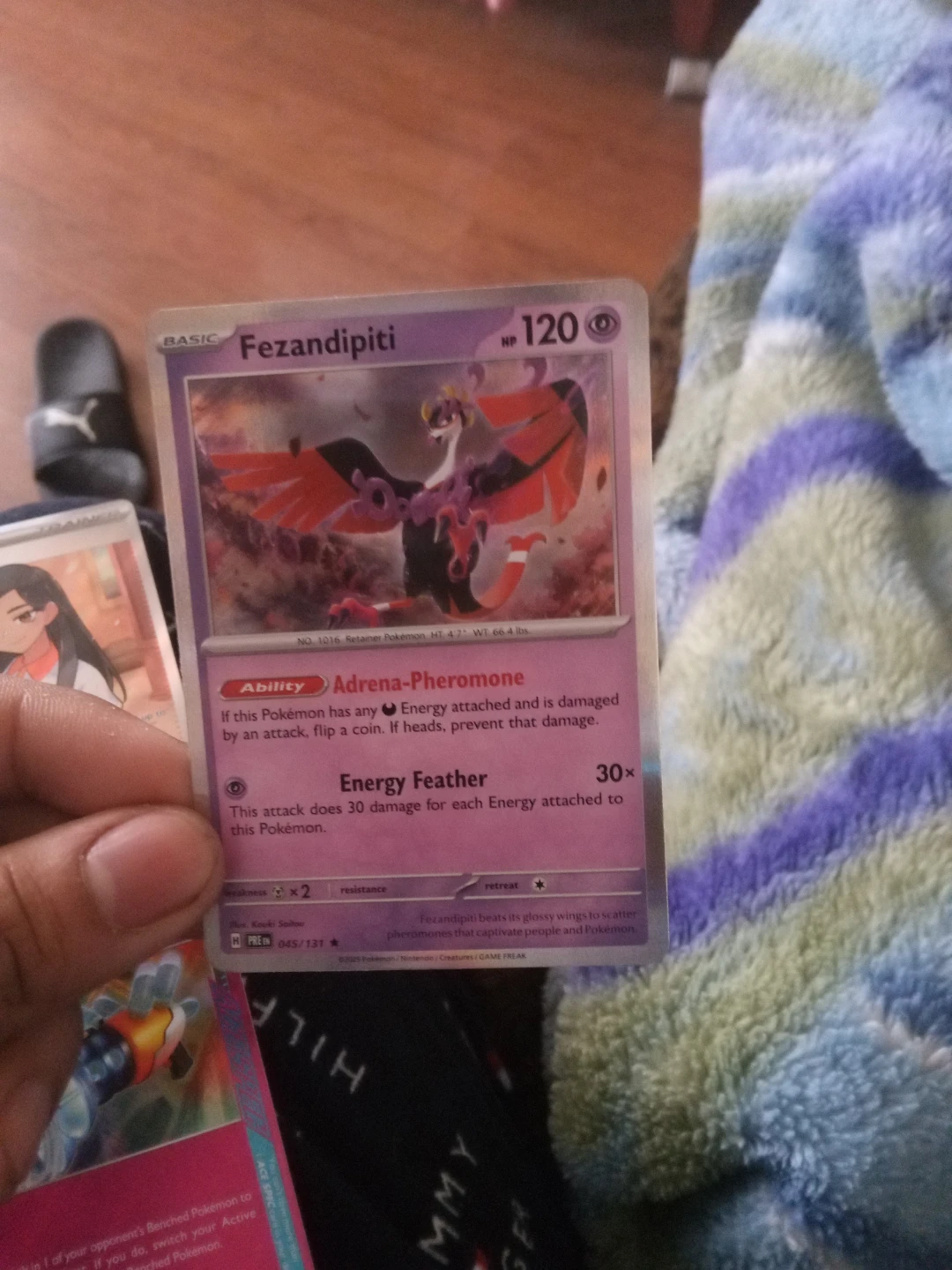 Pokemon Fezandipiti Trading Card