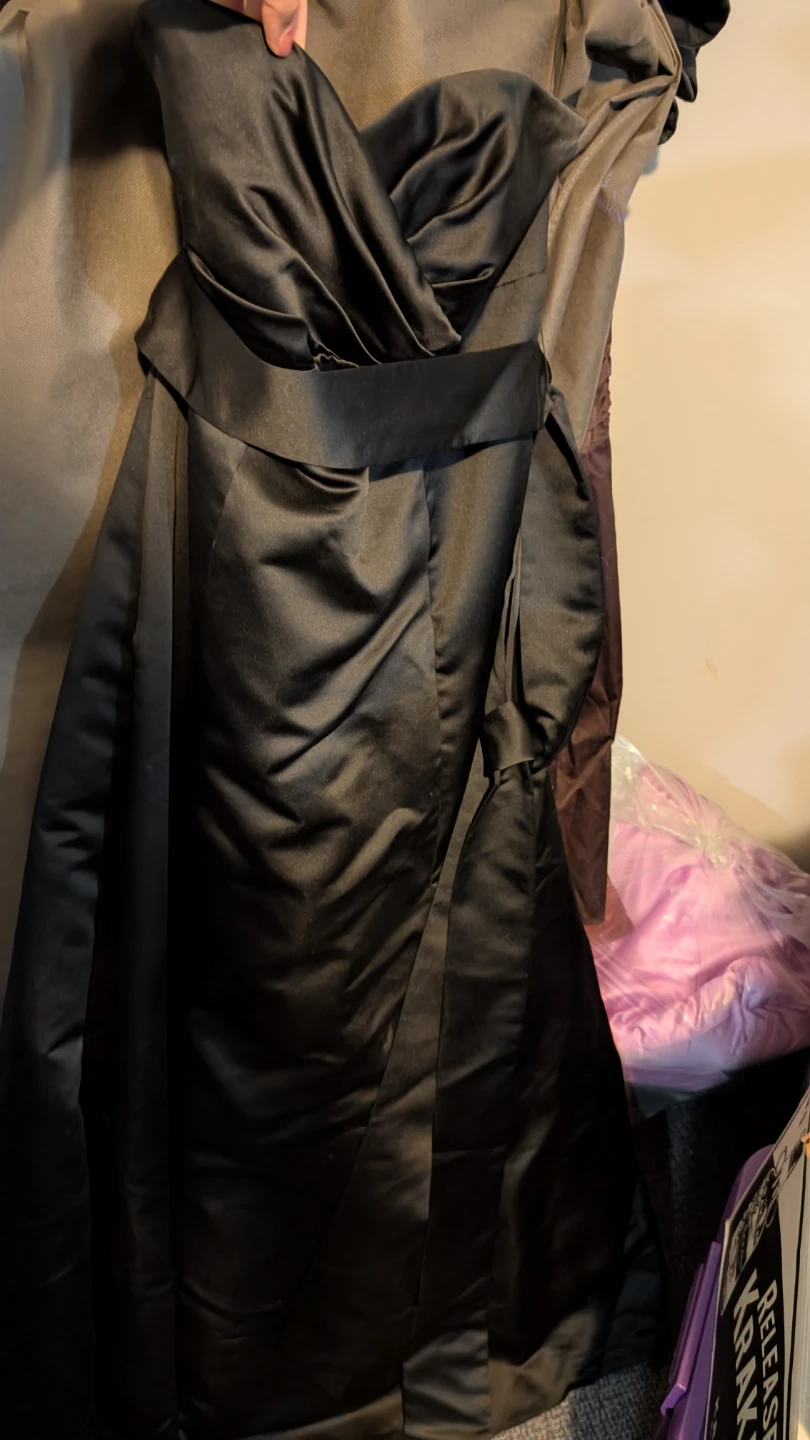 Black Strapless Evening Gown 18XL