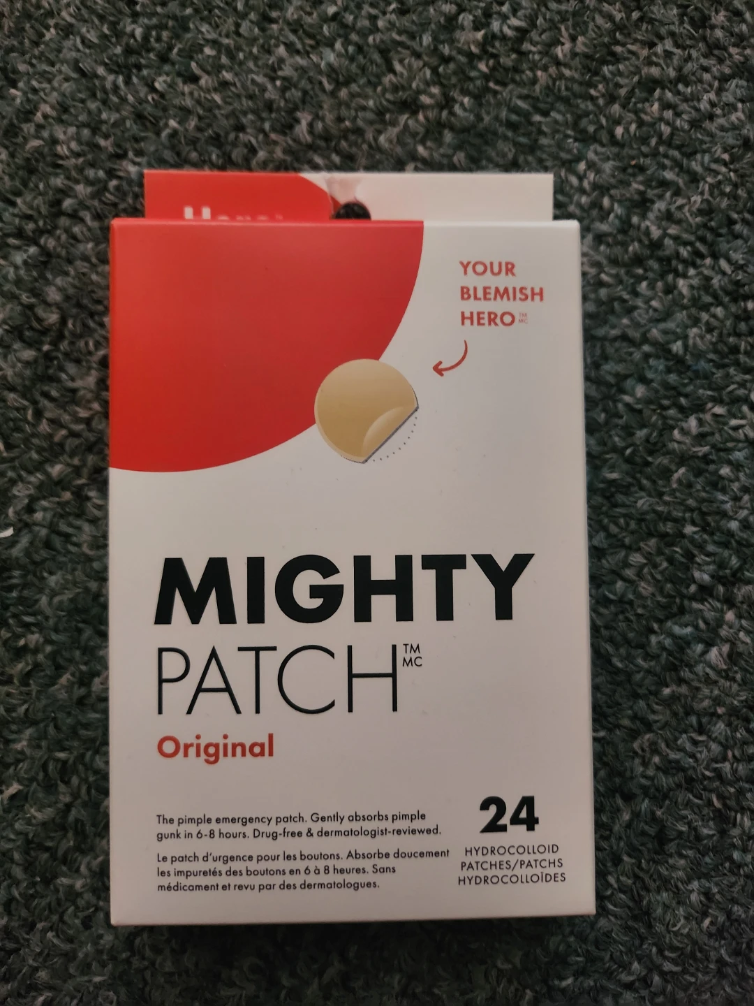 Mighty Patch Original Hydrocolloid Pimple Patches - 24 Count