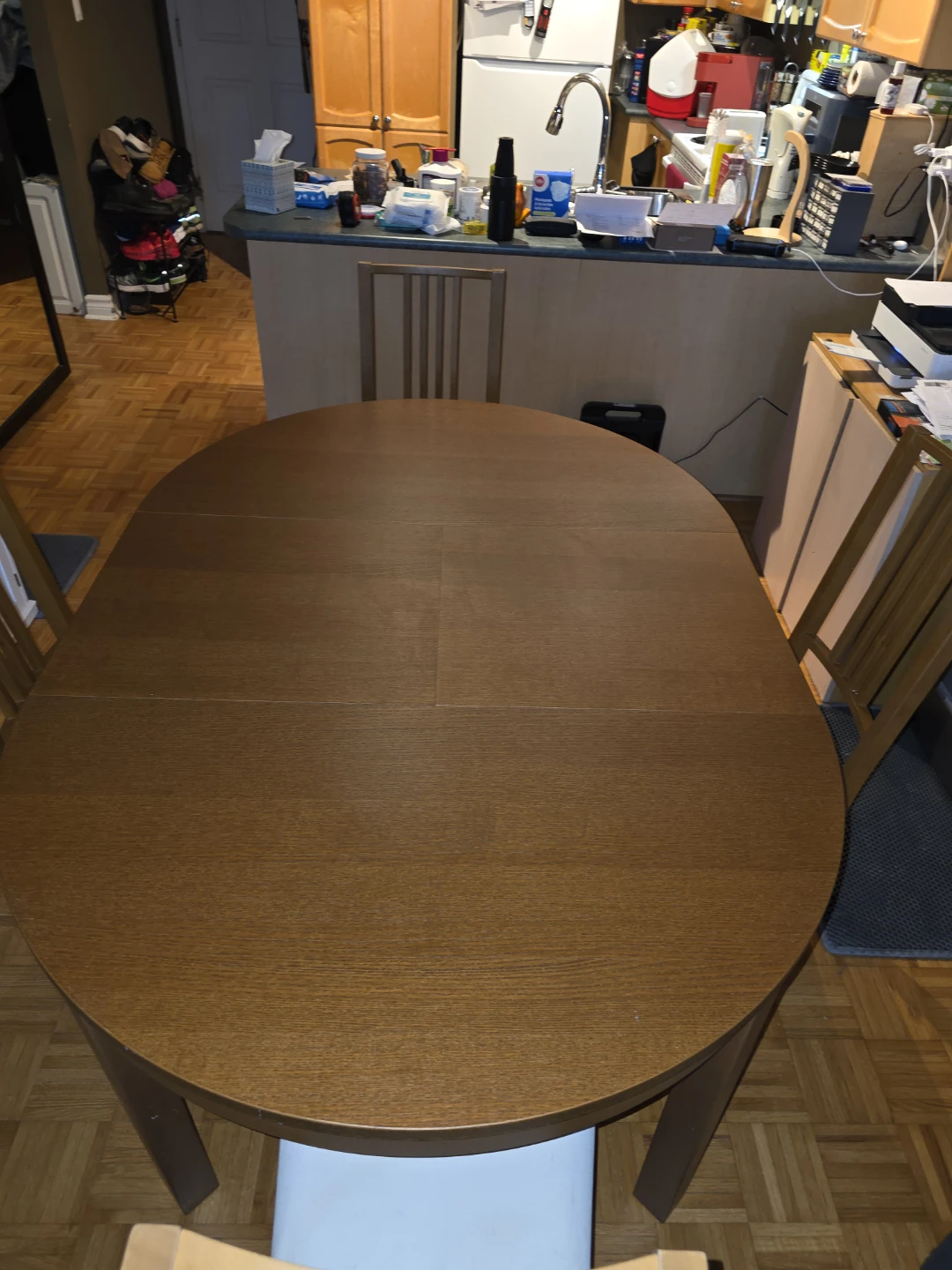 Wooden Dining Table with Chairs - photo 2