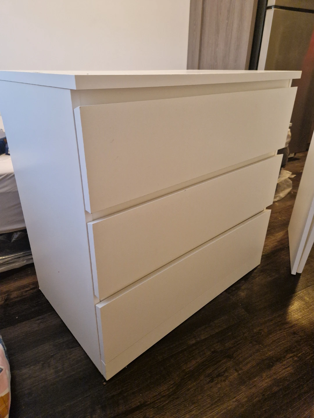 IKEA White 3-Drawer Dresser