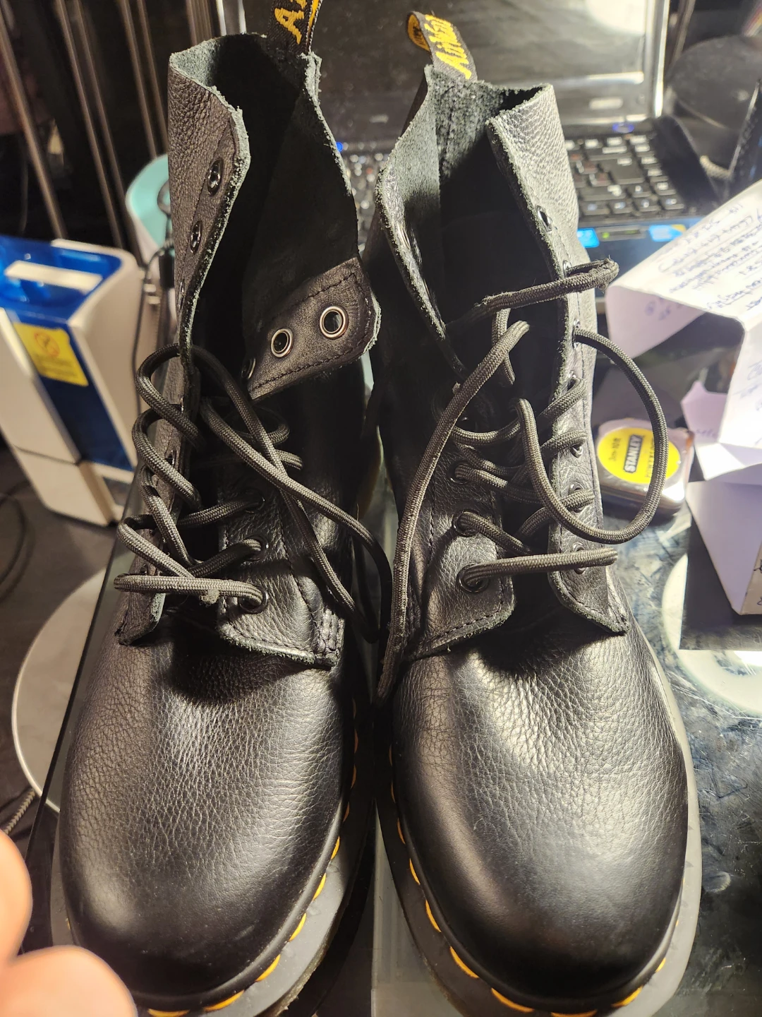 Dr. Martens Black Leather Boots