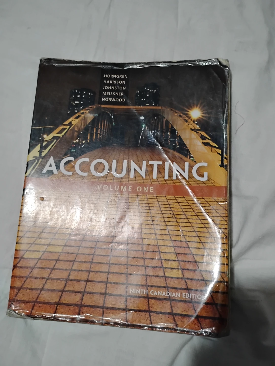 Accounting Volume One - Ninth Canadian Edition Textbook