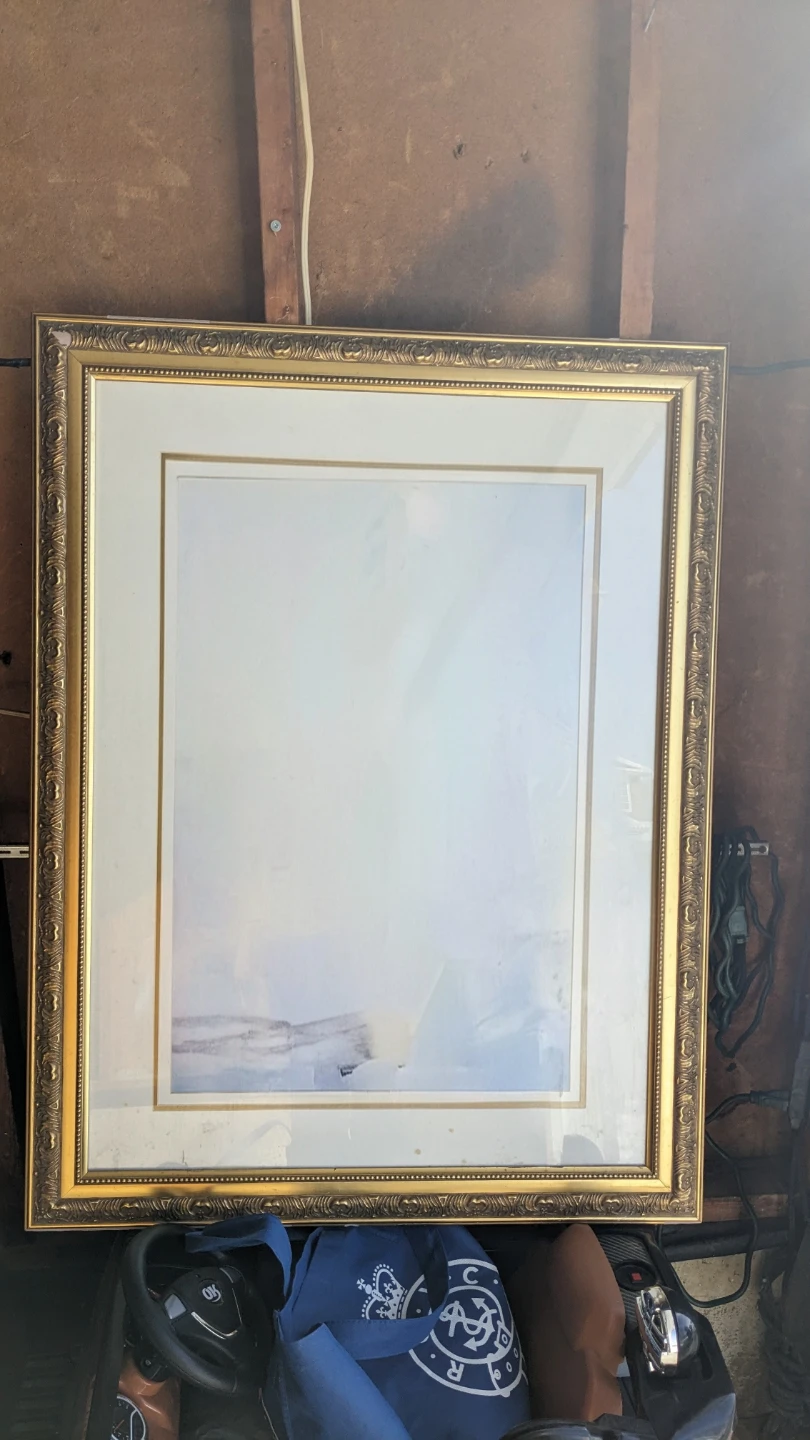 Free! Ornate Gold Picture Frame