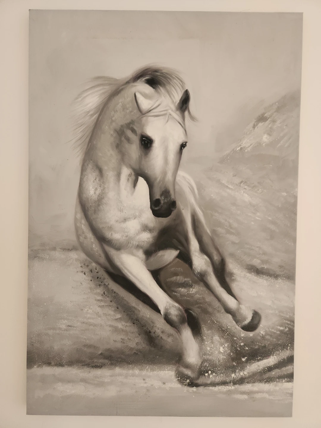 Monochromatic Horse Painting