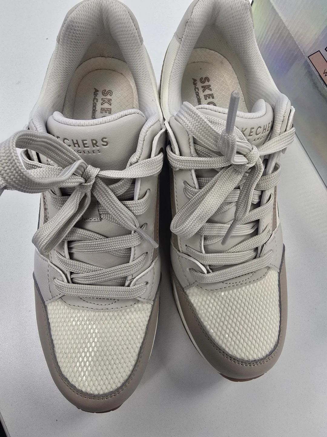 Skechers Los Angeles Women's Sneakers Size 8 Beige - photo 4