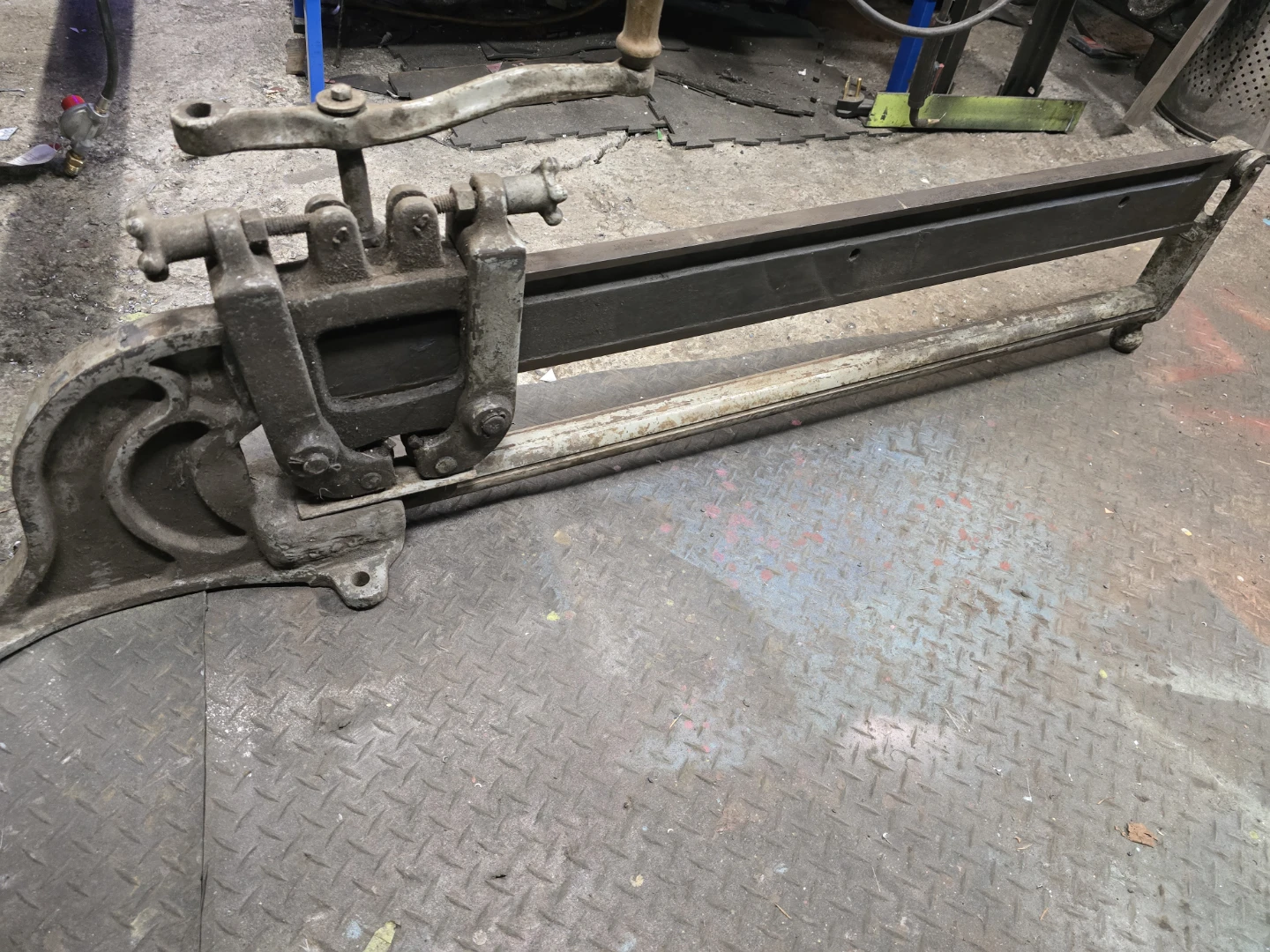 Vintage Metal seam rolller