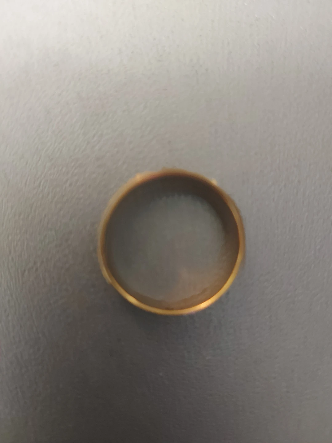 Gold coloured ring - photo 3
