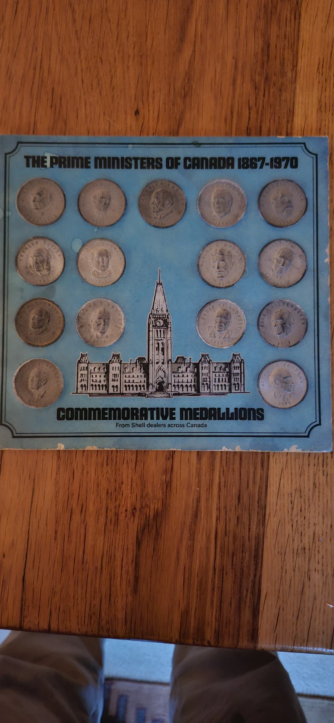 The Prime Ministers of Canada 1867-1970 Commemorative Medallions - photo 2
