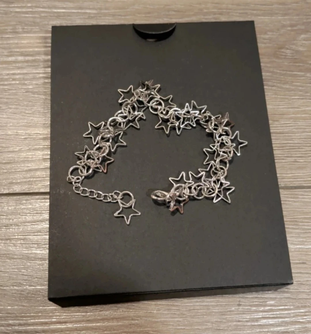 Silver Star Charm Bracelet