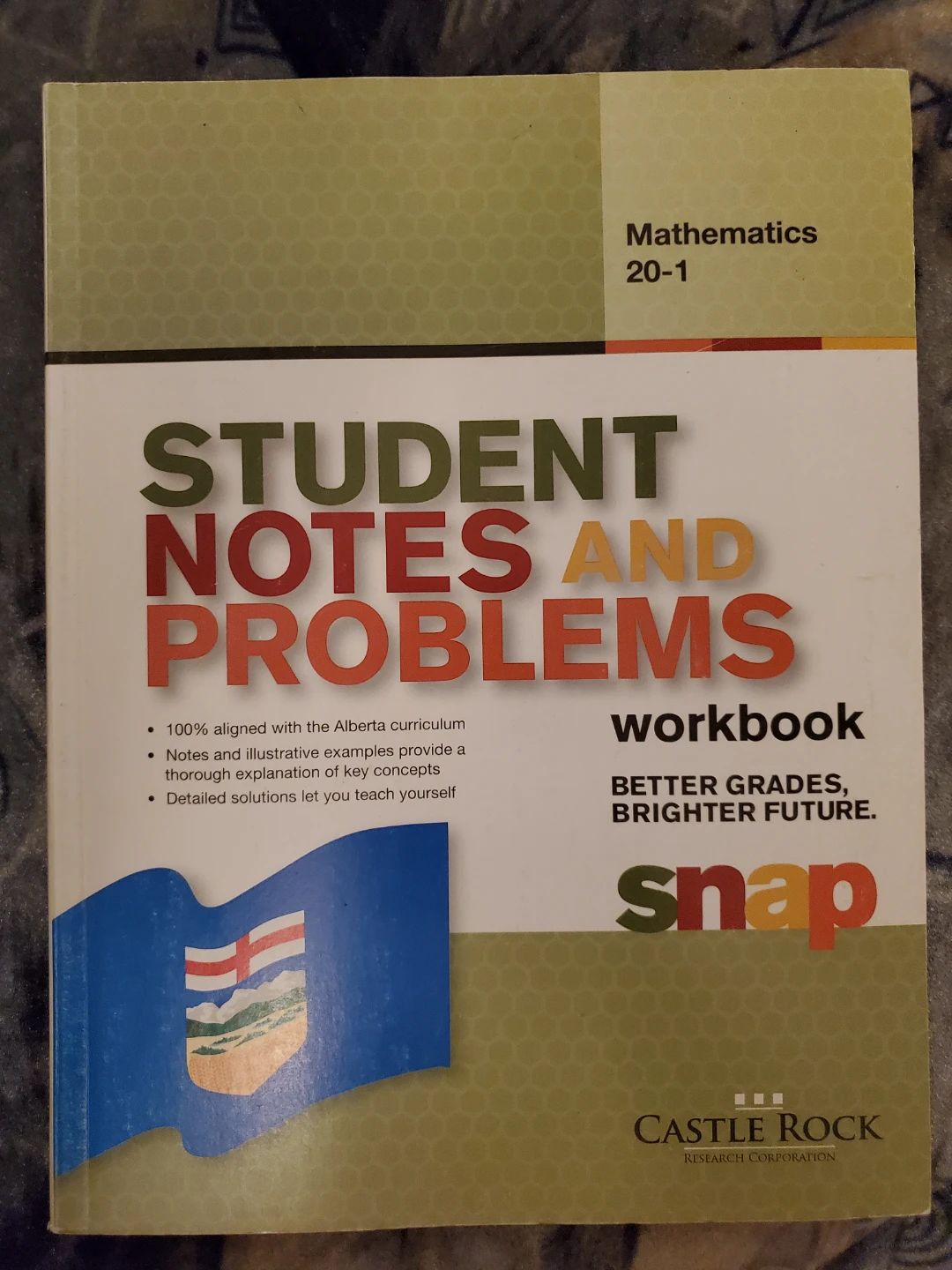 Castle Rock Mathematics 20-1 Student Notes and Problems Workbook