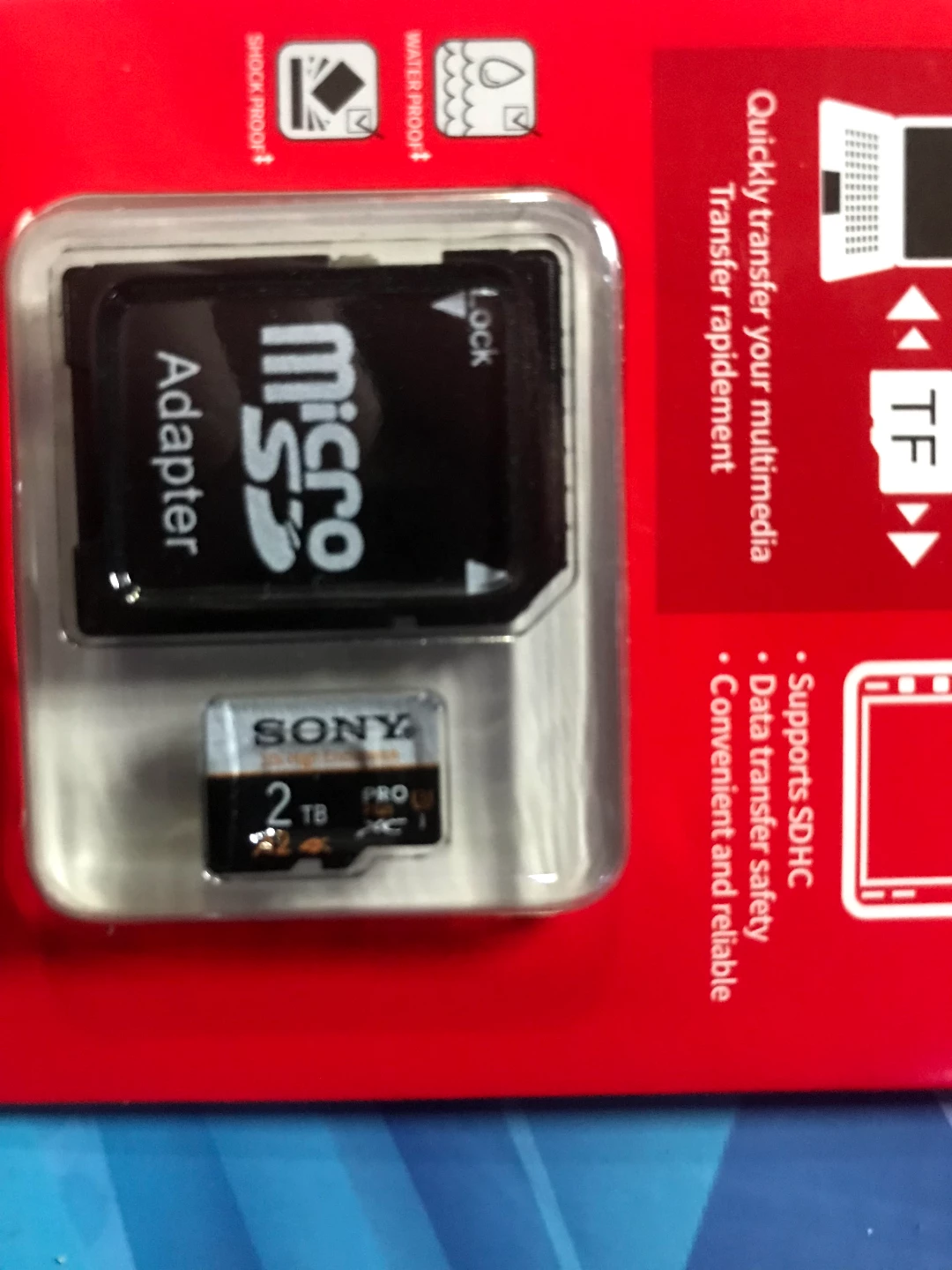 Sony 2TB Micro SD Memory Card with Adapter - photo 2