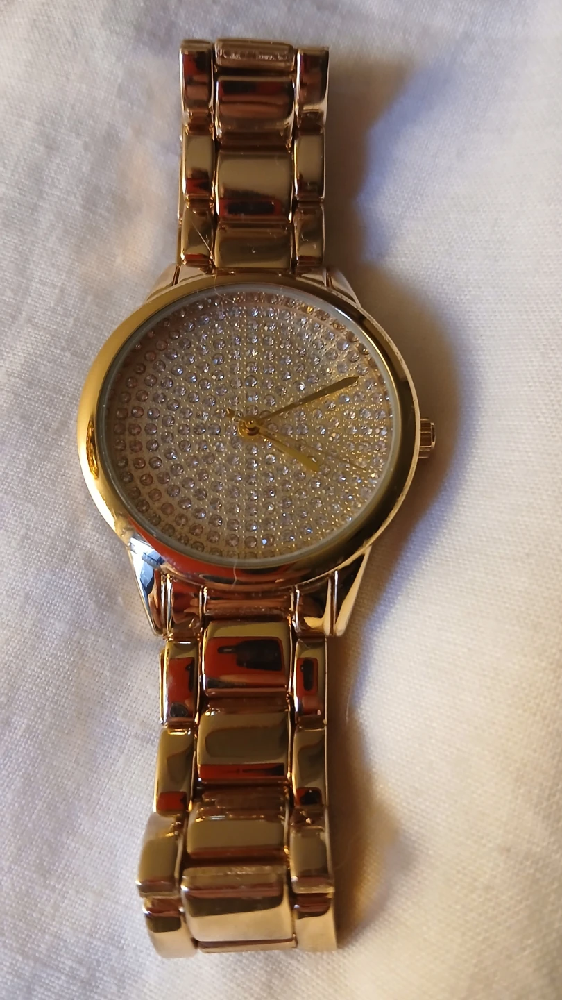 📷ALDO Gold-Tone Crystal Encrusted Watch🥕 - photo 2