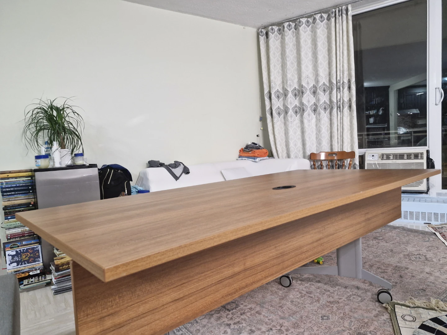 Wooden Folding Table with Wheels - photo 5