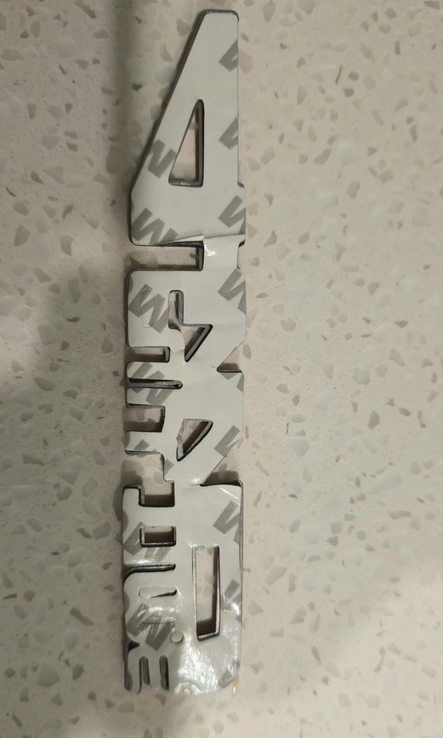 Red Full Time 4WD Emblem Badge - photo 3
