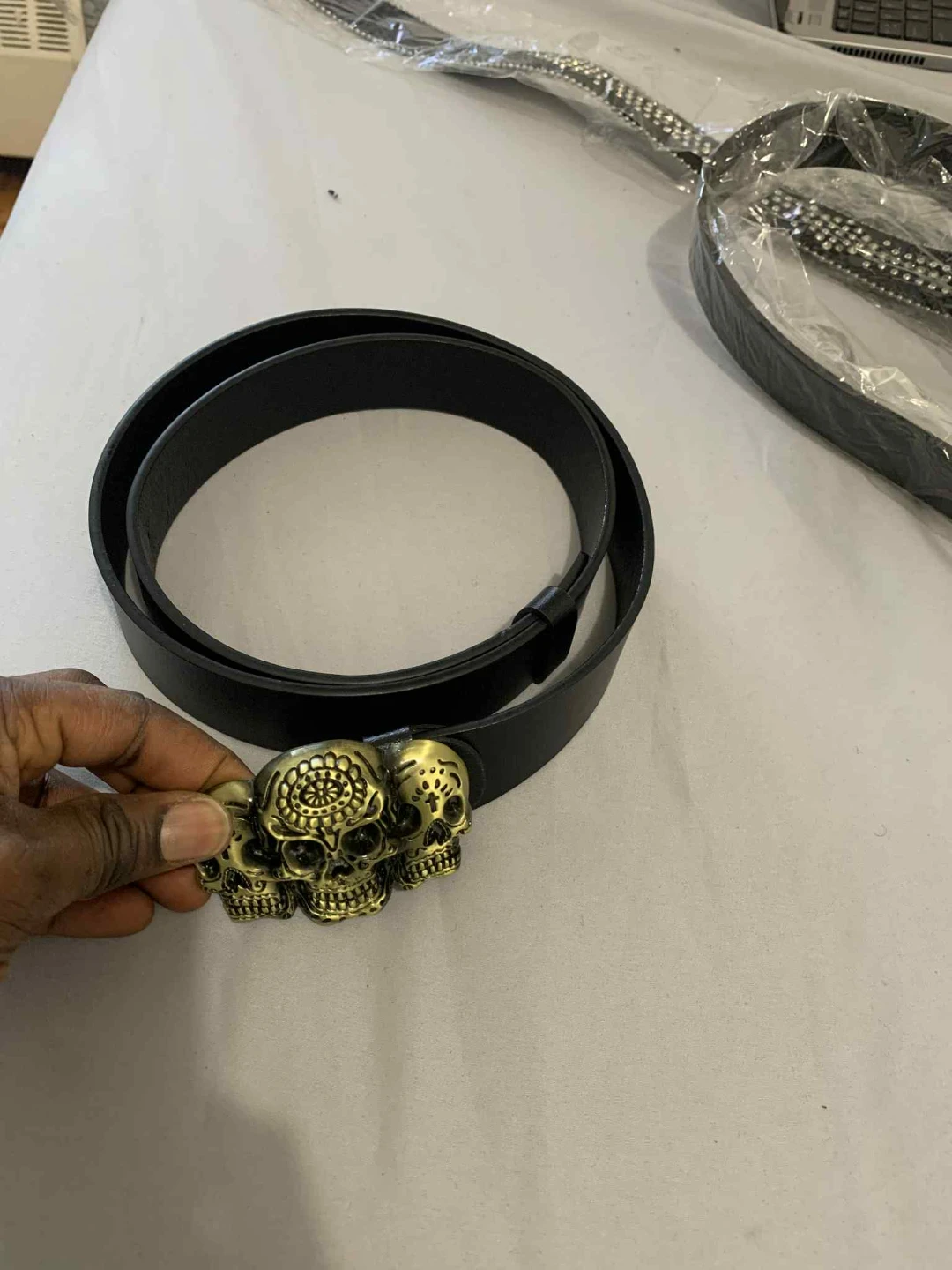 Skull Buckle Belt - photo 3