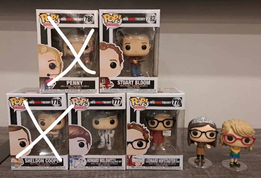 🌏 Big Bang Theory | Stuart Leonard Howard +more Funko Pop