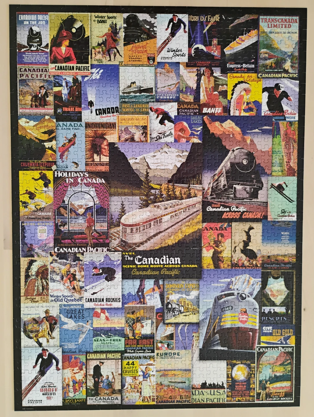 1000-piece Eurographics - $5 puzzle